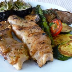 peus de porc amb verdures